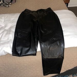 Abercrombie and Fitch Leather Pants